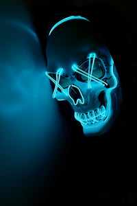 Halloween party trendy toys glow lightup mask light up grimreaper