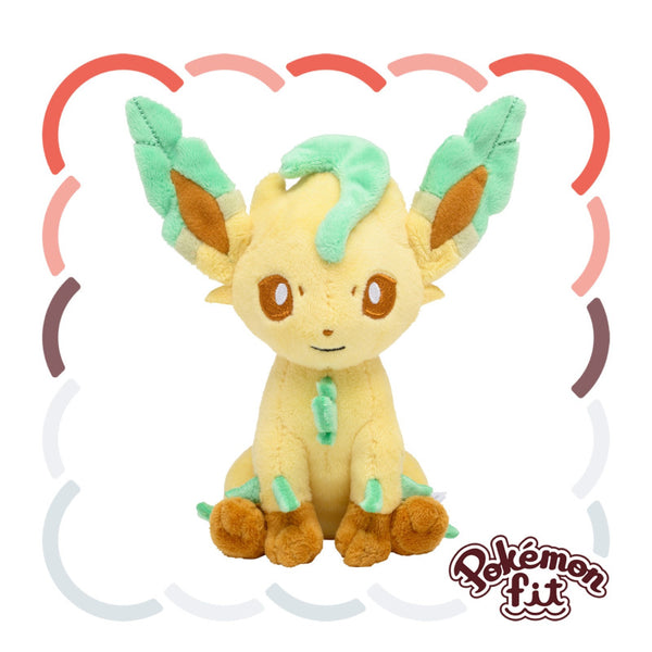 Leafeon Sitting Cuties Pokemon Fit Plush/Doll