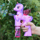 Handheld Unicorn Bubble Toy – Endless Bubbles of Fun for Kids