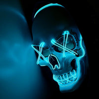 Light Up Skull Mask Grim Reaper