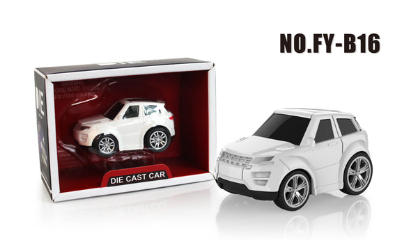 White Range Rover toy car